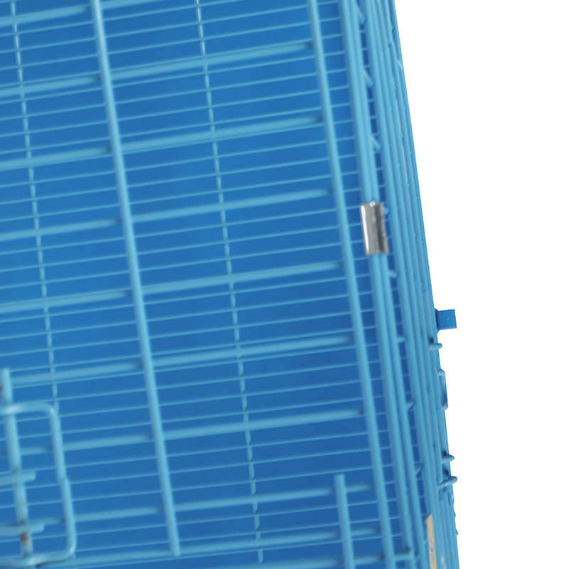 Metal foldable dog crate para sa mga tuta
