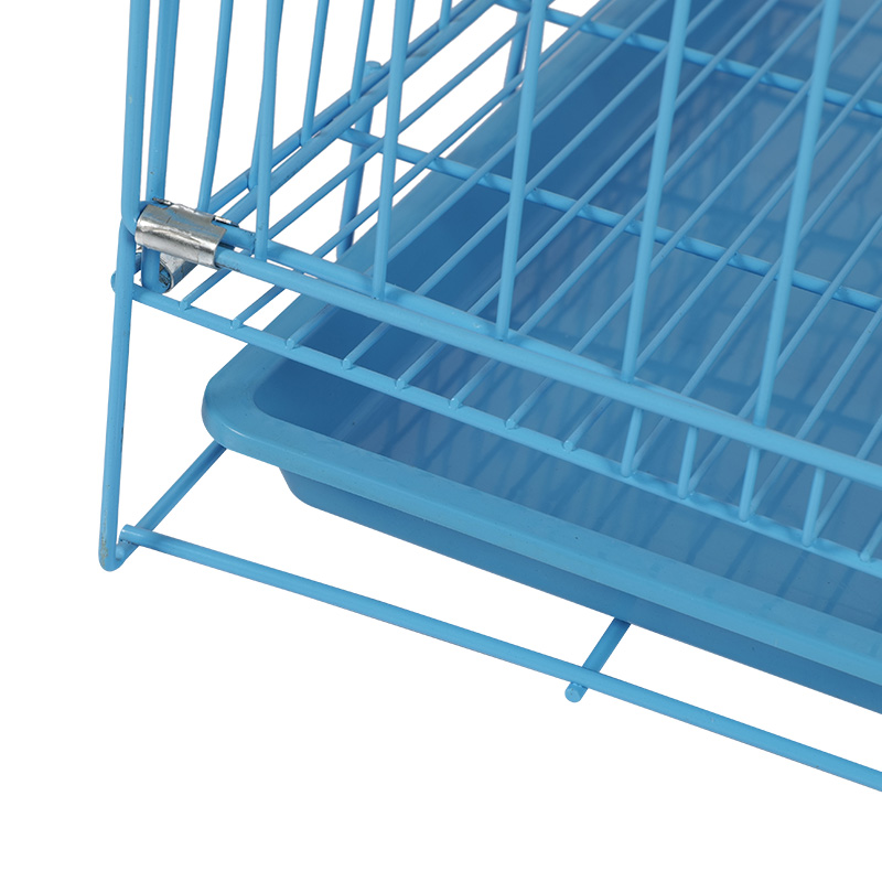 Metal foldable dog crate para sa mga tuta
