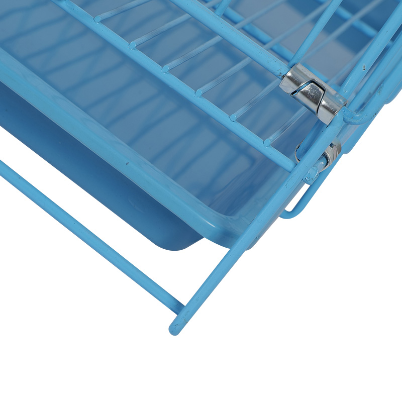 Metal foldable dog crate para sa mga tuta