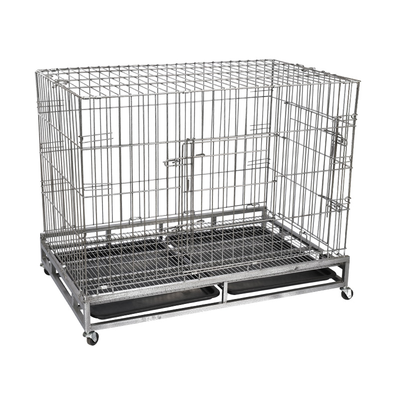Malaking dog metal wire na natitiklop na hawla ng aso