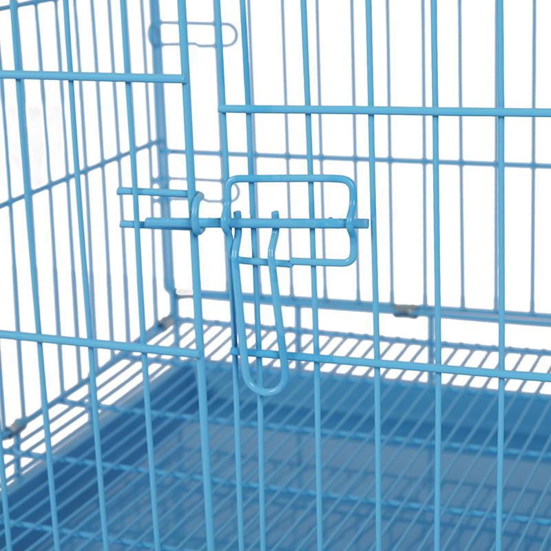 Metal foldable dog crate para sa mga tuta