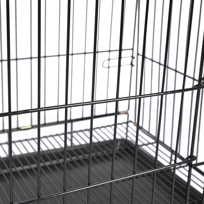 Metal foldable dog crate para sa mga tuta