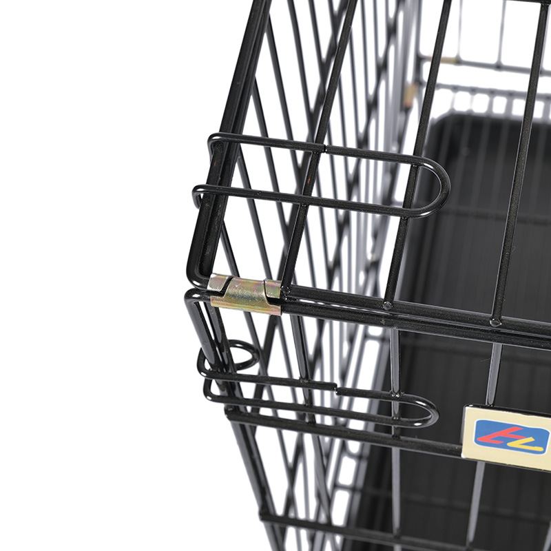Metal foldable dog crate para sa mga tuta