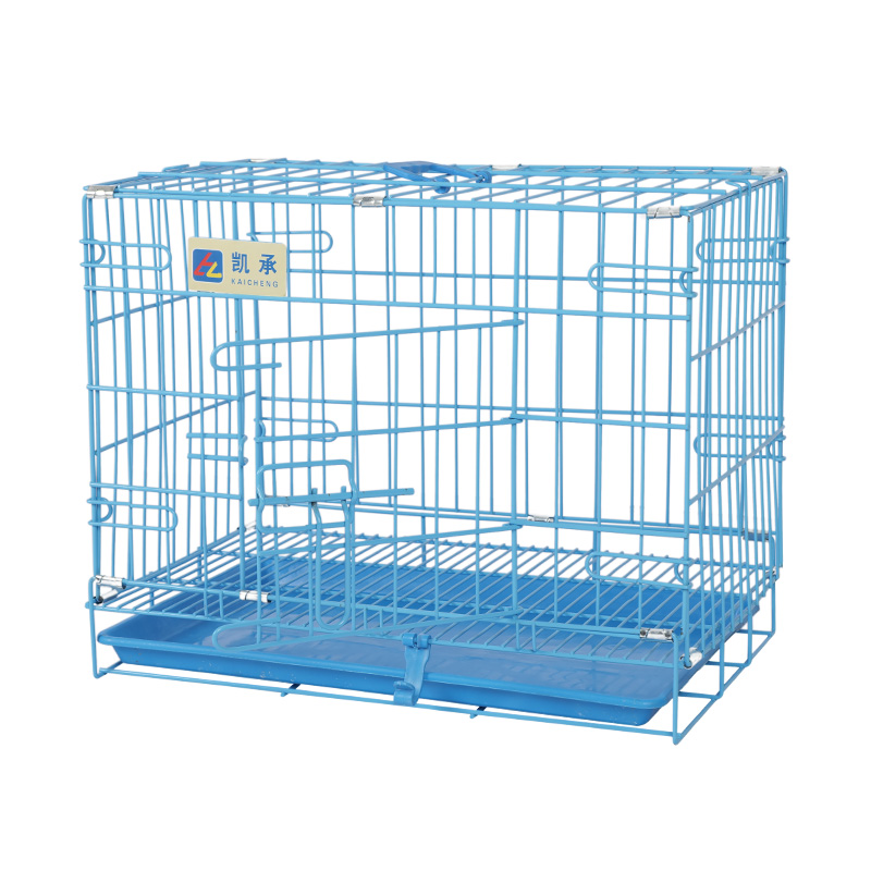 Metal foldable dog crate para sa mga tuta