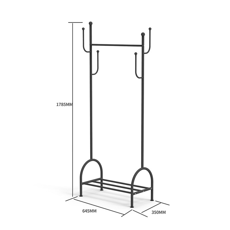 Cactus coat rack floor-standing coat rack internet celebrity style rack
