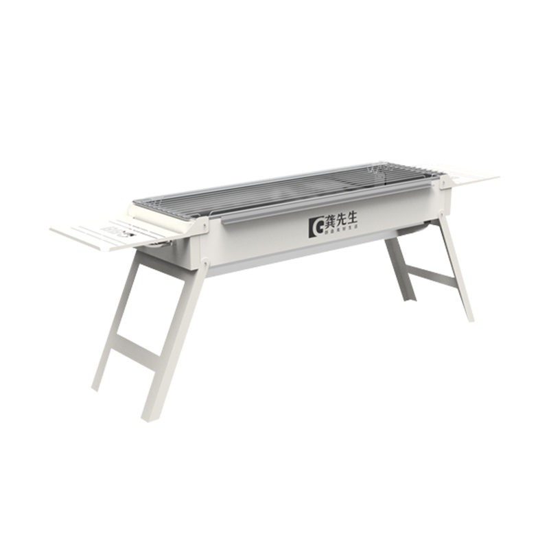 Panlabas na nakatiklop na hugis -parihaba na barbecue grill