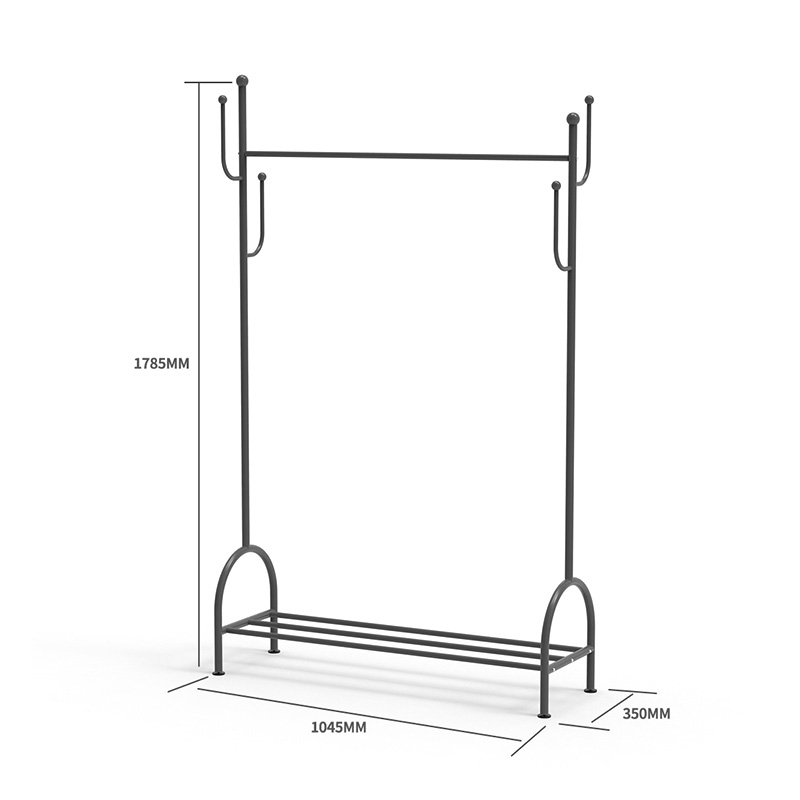 Cactus coat rack floor-standing coat rack internet celebrity style rack