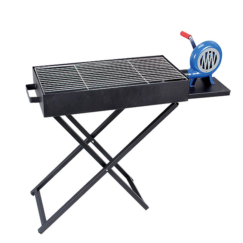 Hindi kinakalawang na asero na natitiklop na portable X-shaped barbecue grill